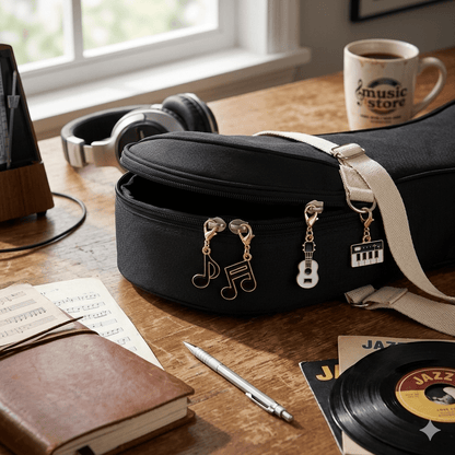 Music-Themed Alloy Pendant Charms