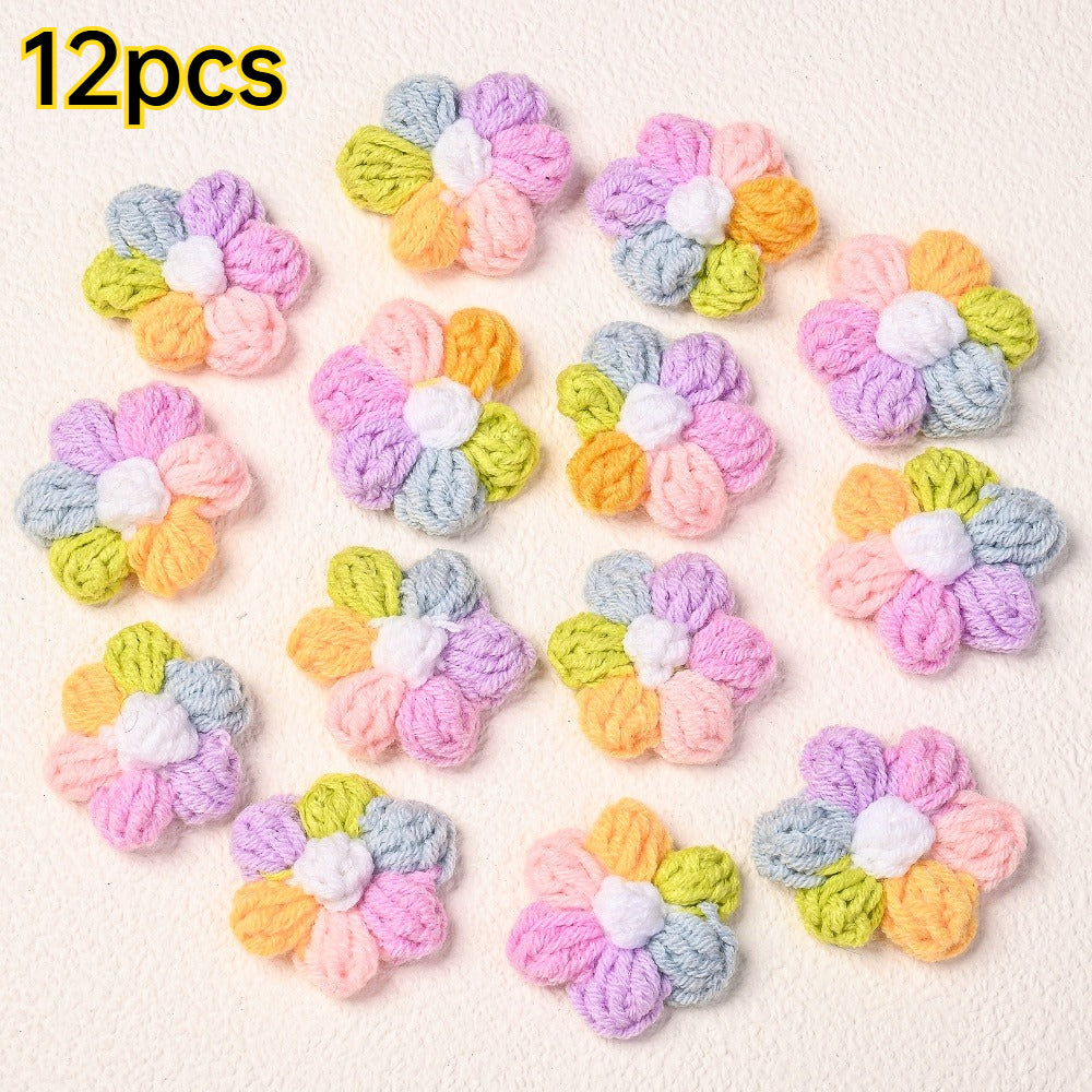 6/12-Piece Lovely Flower Patches
