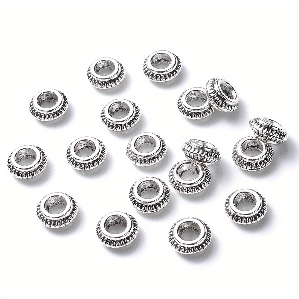 Antique Gold Wheel Metal Spacer Beads