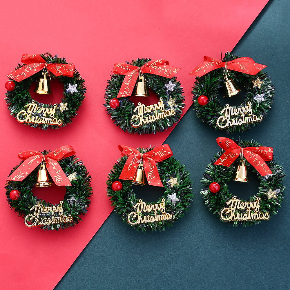Miniature Christmas Wreath and Garland Decorations
