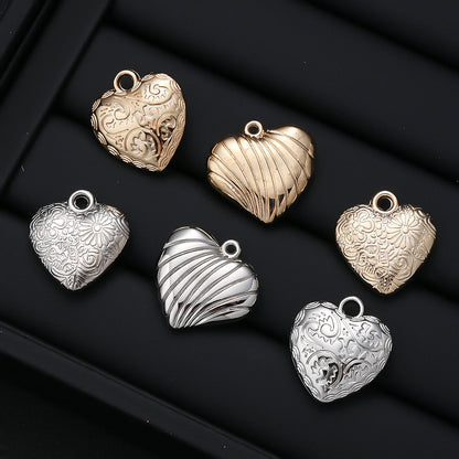 10PCS Gold & Silver CCB Love Pendant Set