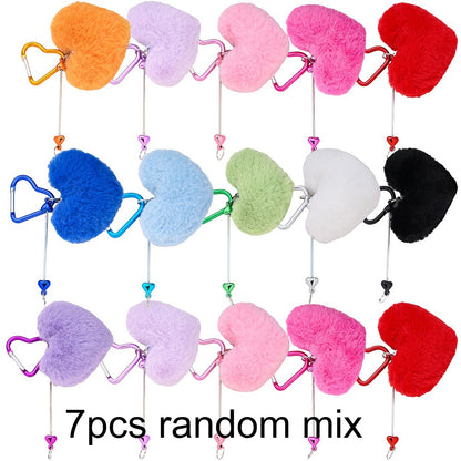 Heart Pom Pom Keychain Making Kit