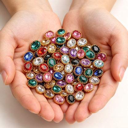 1000pcs Mini Rhinestone Flatback Beads