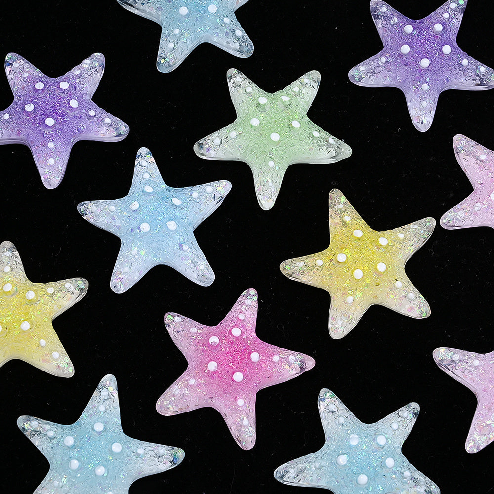 Five-Star Resin Patch Beads