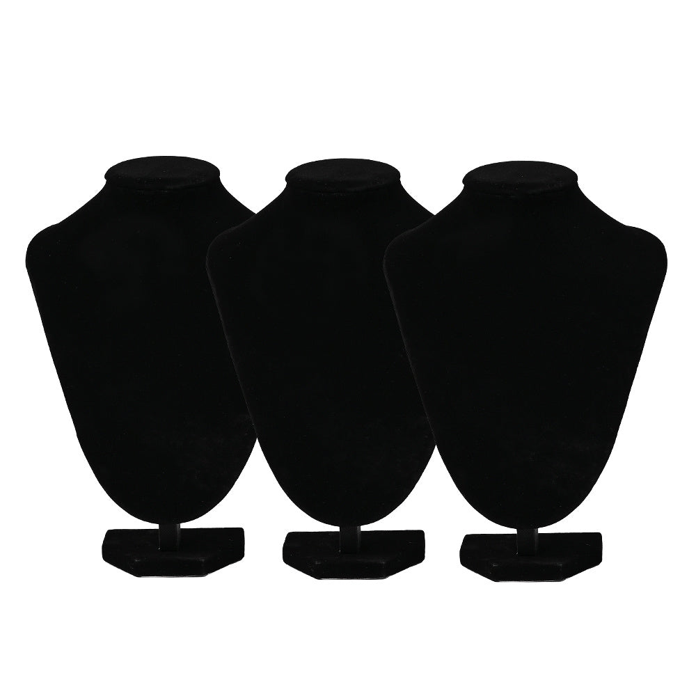Black Velvet Necklace Display Stand