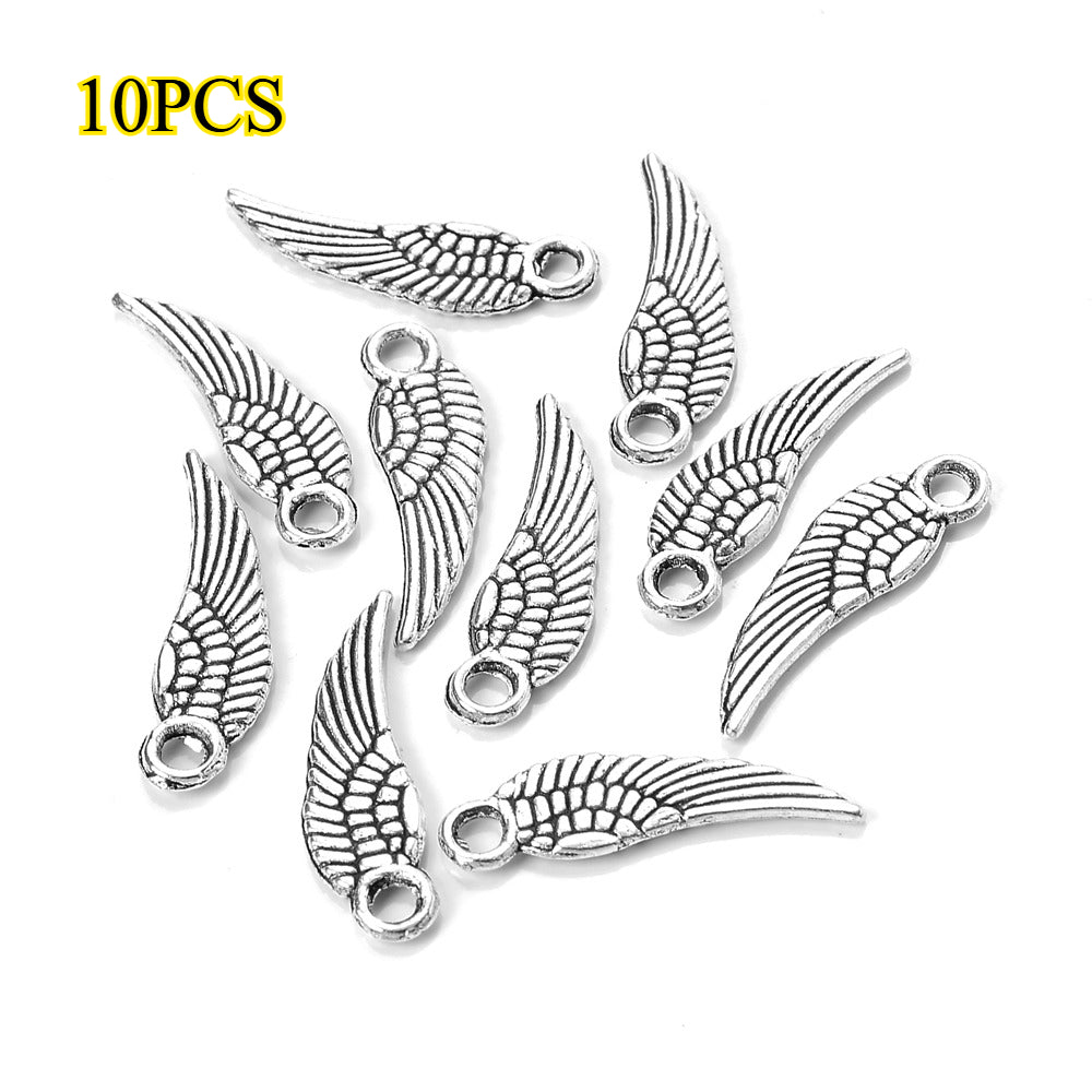 Vintage Alloy Wing Pendants