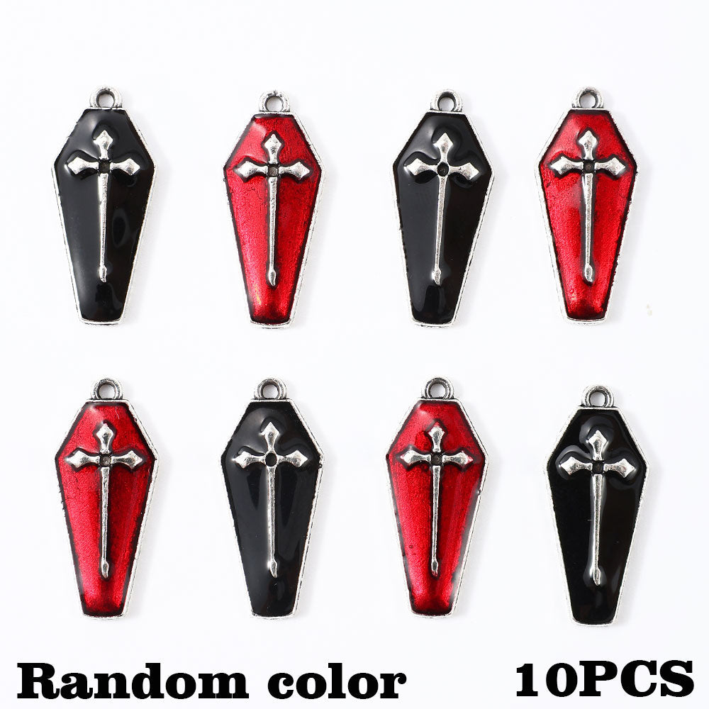 Halloween Coffin Alloy Charms