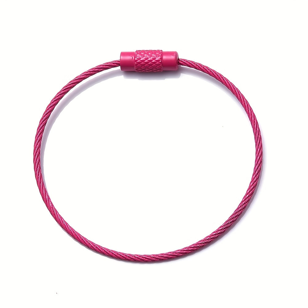 Large Round Stainless Steel Key Rings