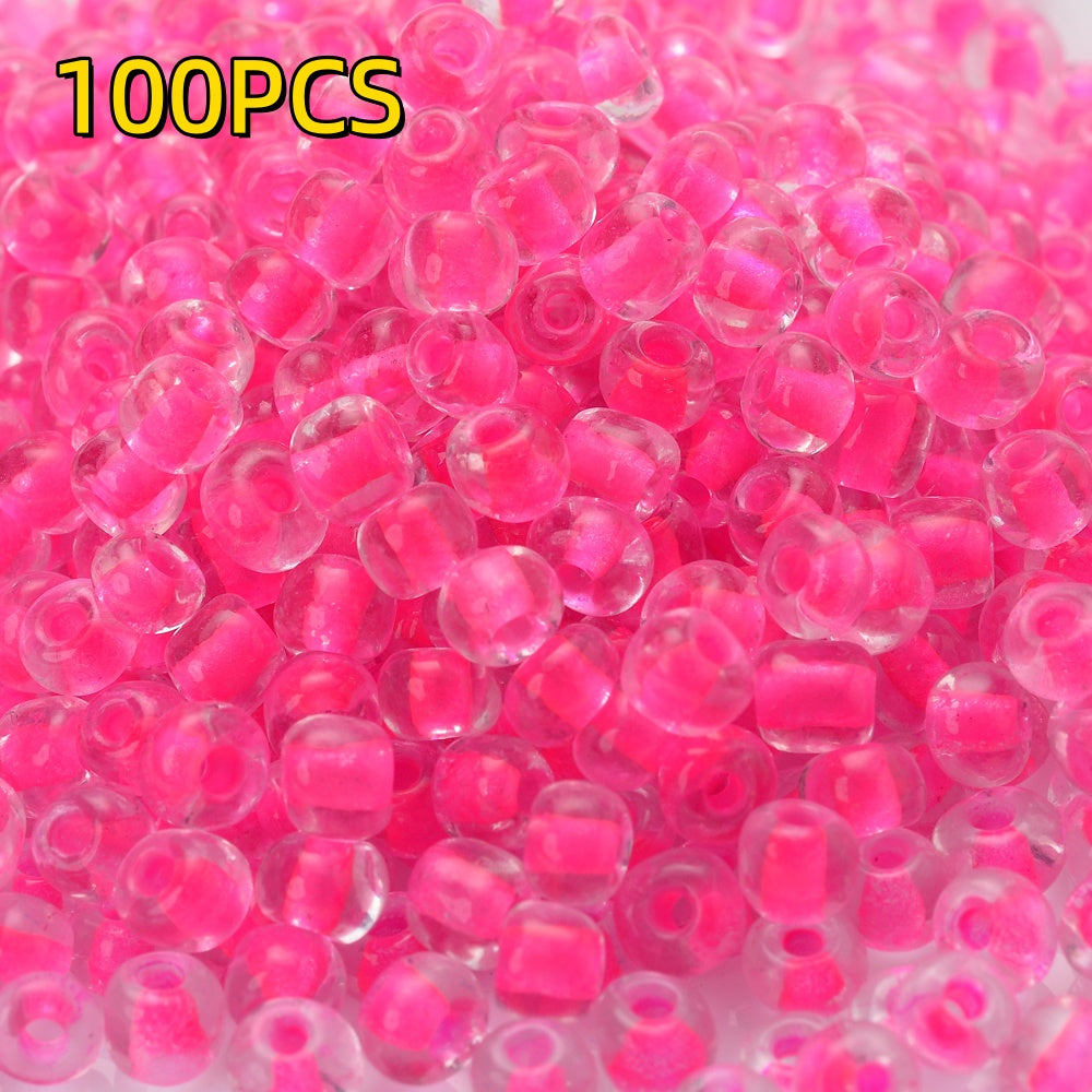 100pcs 4mm Vibrant Czech Glass Seed Beads