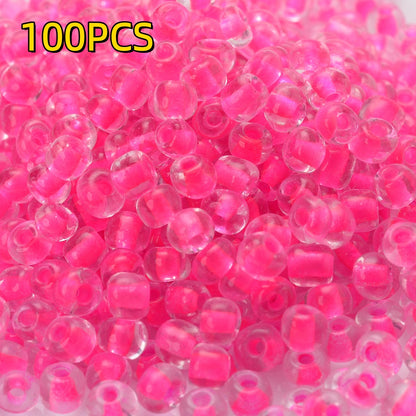 100pcs 4mm Vibrant Czech Glass Seed Beads