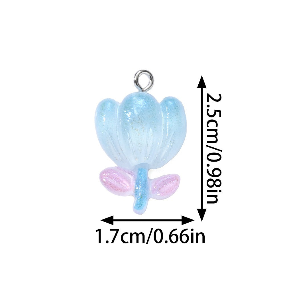 3D Resin Tulip Charms