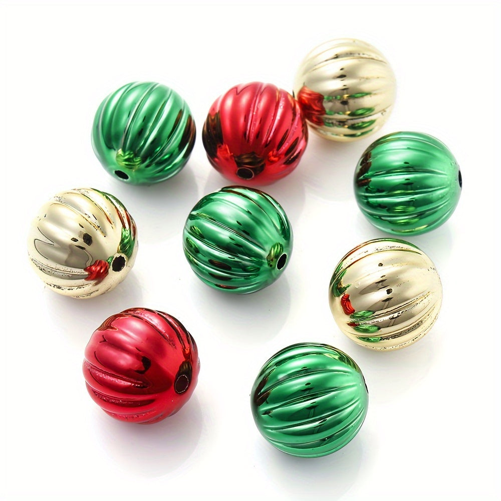 10pcs 16mm Christmas Acrylic Pumpkin Beads