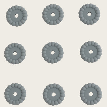 10pcs 12/15mm Silicone Disc Beads