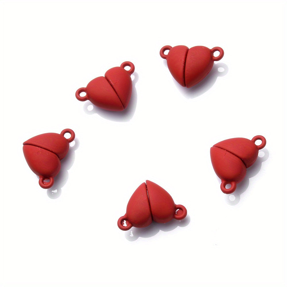 Mini Alloy Heart Magnetic Clasps