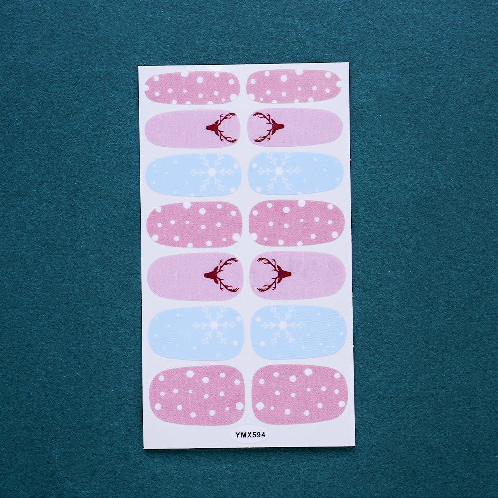 1 Sheet Christmas Nail Wrap Stickers