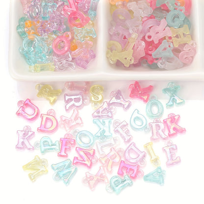 Mixed Letter Acrylic Pendants