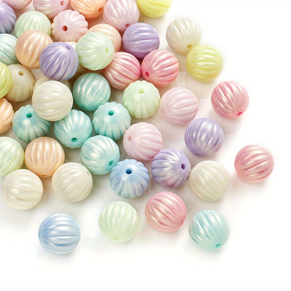 Macaron Pumpkin Acrylic Beads