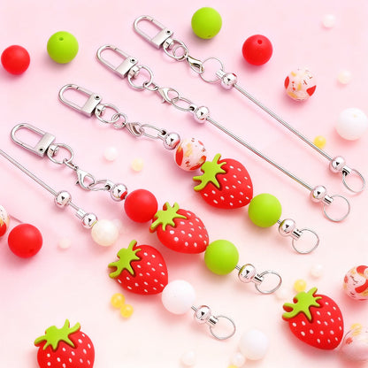 Strawberry Theme Keychain Making Kit