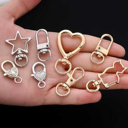 Golden & Silver Keychain Clasp Set