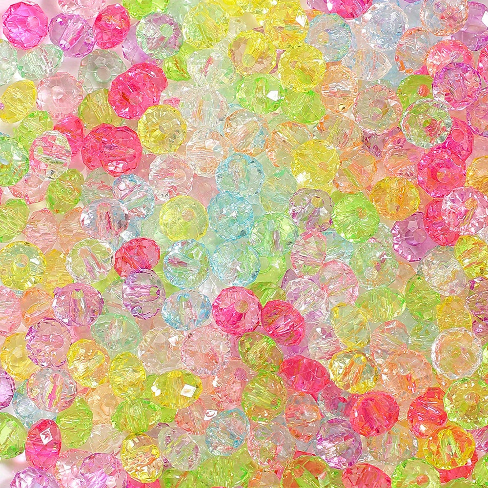 Faceted Acrylic Beads