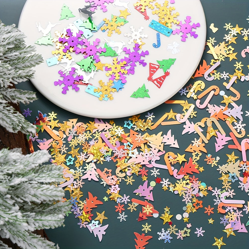 Christmas Theme Mini Sequin Beads