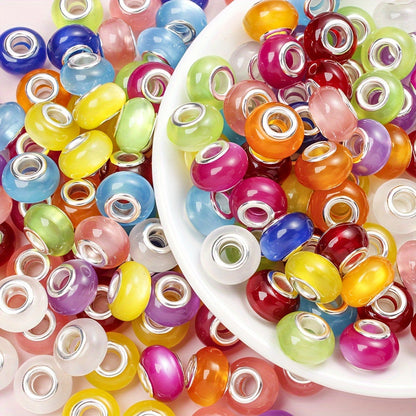 Imitation Cat's Eye Resin Beads