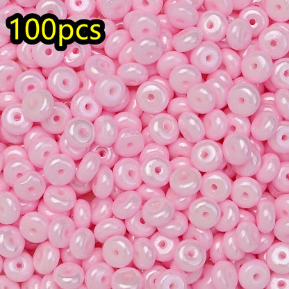 Golden Gradient Abacus Beads