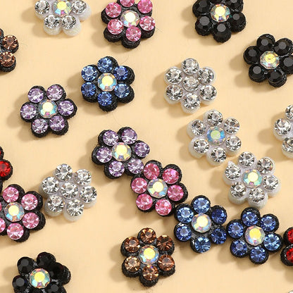 Plum Blossom Rhinestone Patches