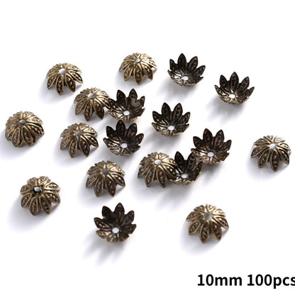 Lotus Metal Bead Caps