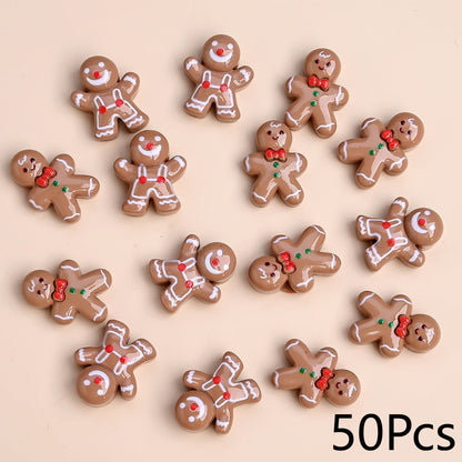 Christmas Resin Flatback Figurines