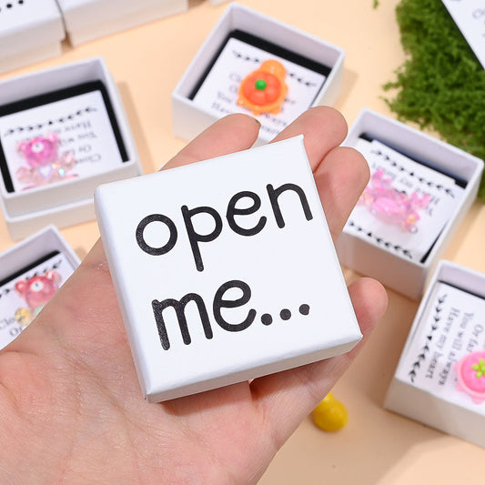 I Love You “Open Me” Surprise Resin Animal Gift Box
