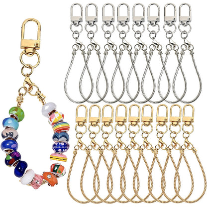 Blank Beadable Keychain Set