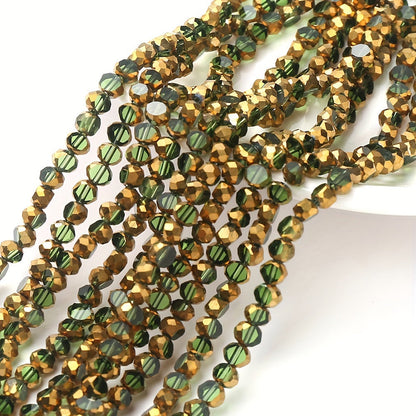 75PCS 4mm Wheel-Shaped Glass Bead Set
