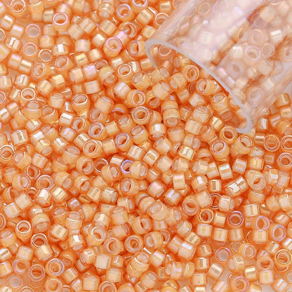 10g/bag 2.5mm Fantasy Dyed Core Triangle Glass Seed Beads