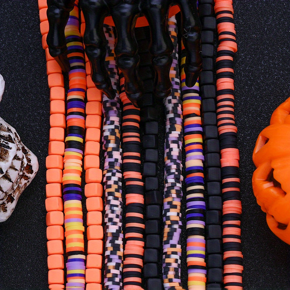 10pcs Halloween Color Clay Beads