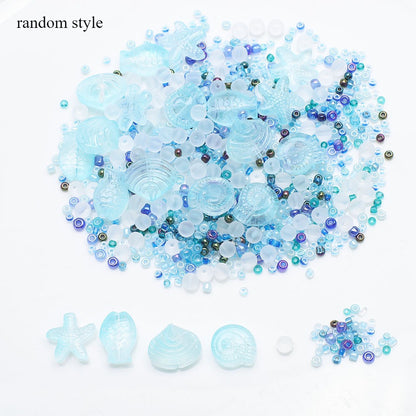 49g Ocean Series Glass Bead Assortment