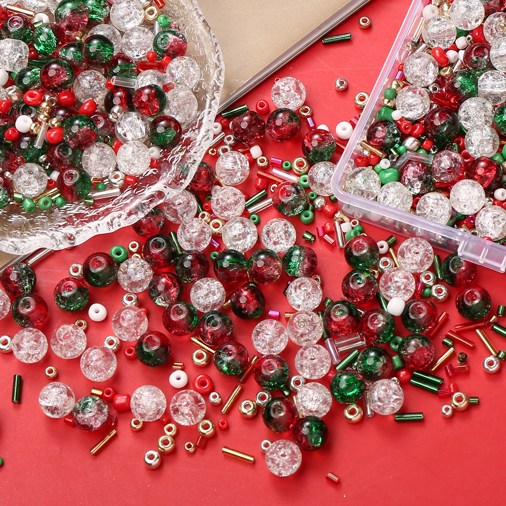 Christmas Mixed Acrylic Beads