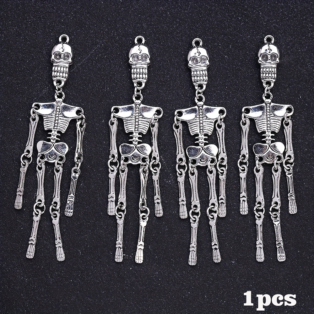 Halloween Mermaid Skull Charms