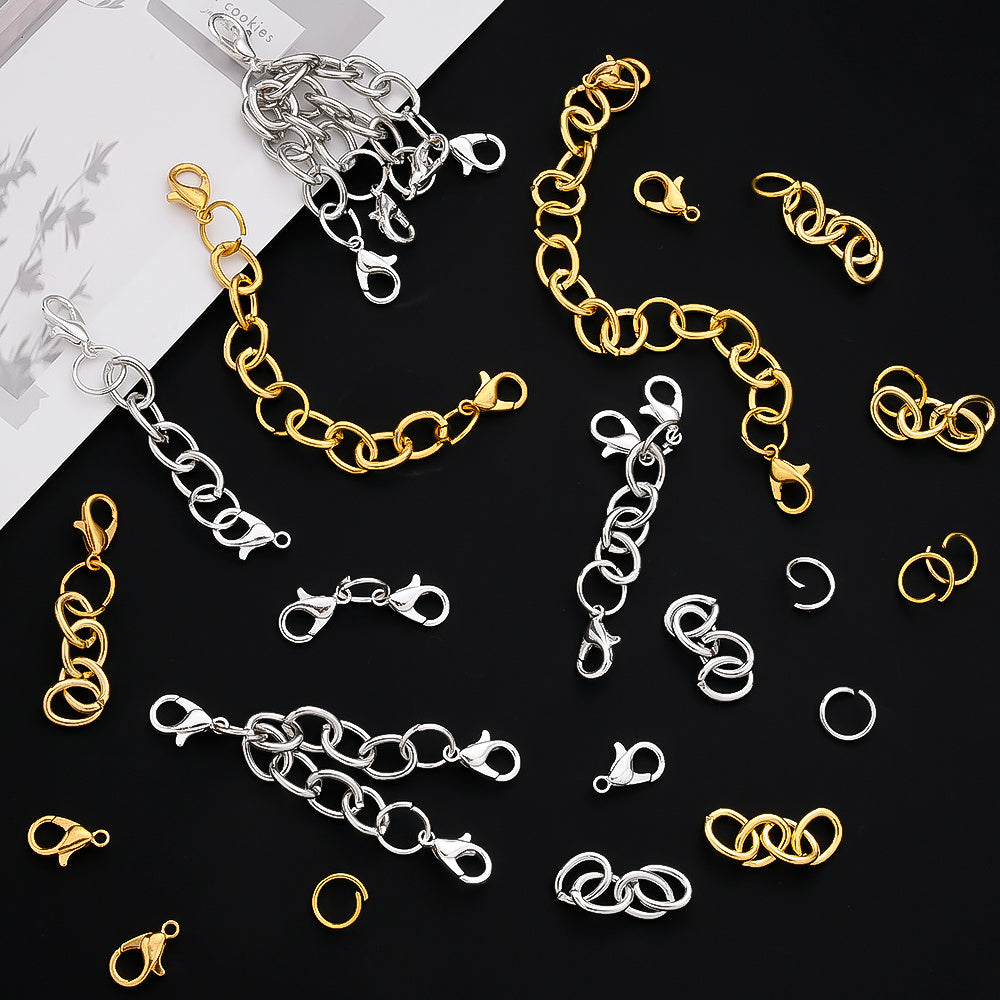 Gold and Silver Jewelry Findings Set