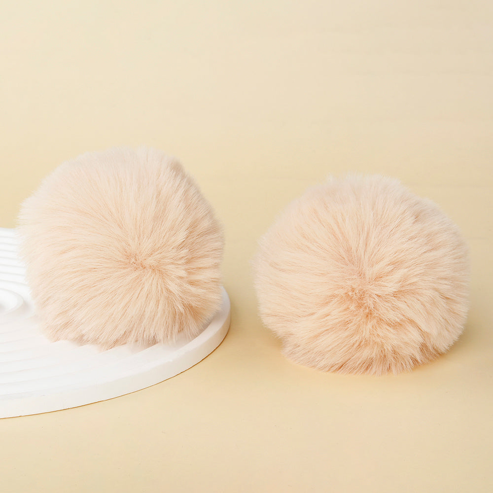 Fashion Multicolored Faux Rabbit Fur Plush Balls