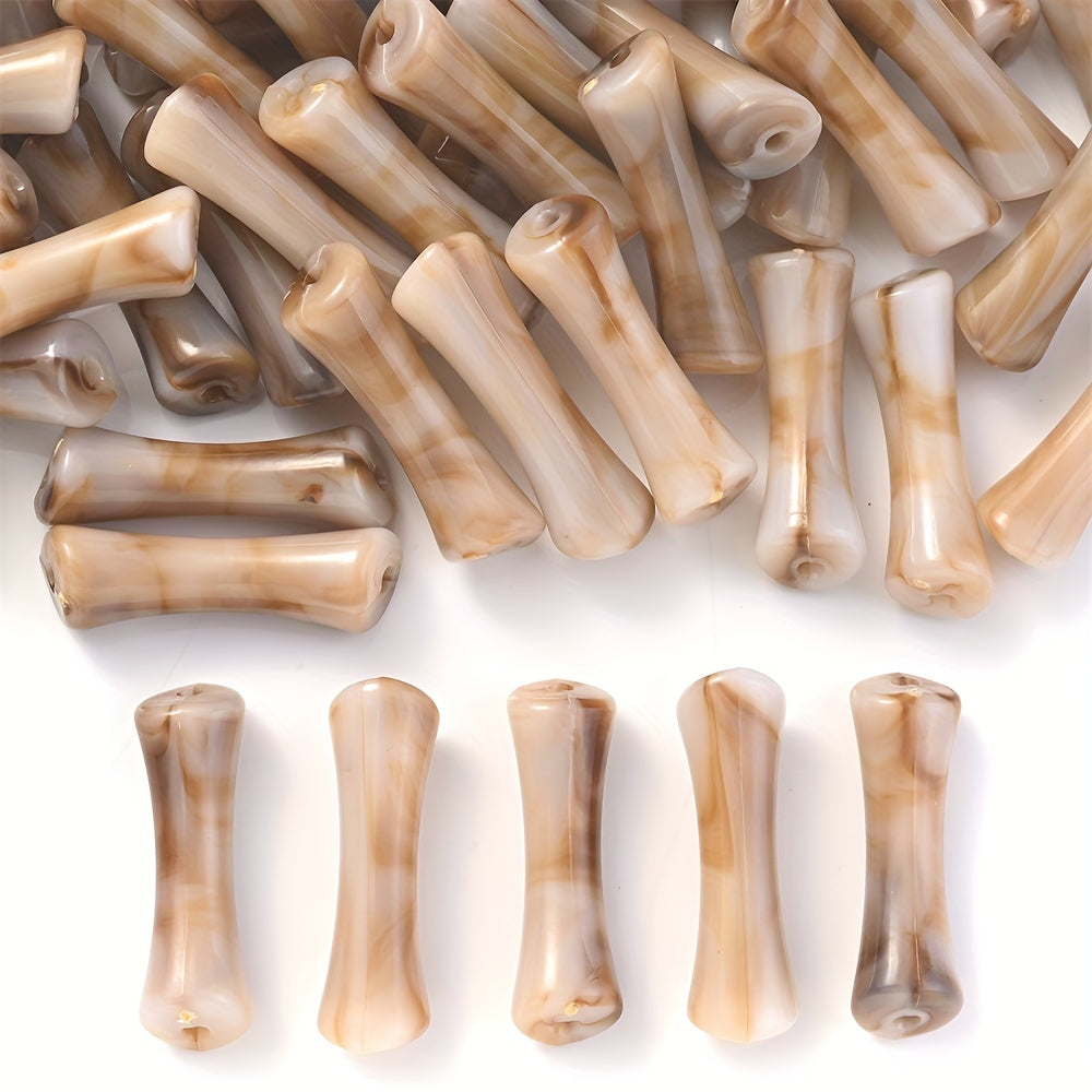 Slub Acrylic Beads