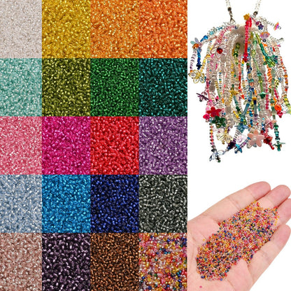 180g 2mm Fashion Glass Seed Beads