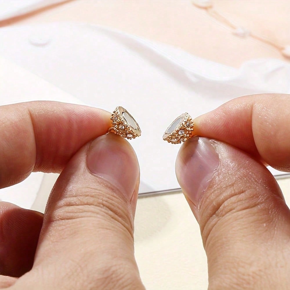 16-Piece Gold & Silver Magnetic Jewelry Clasps