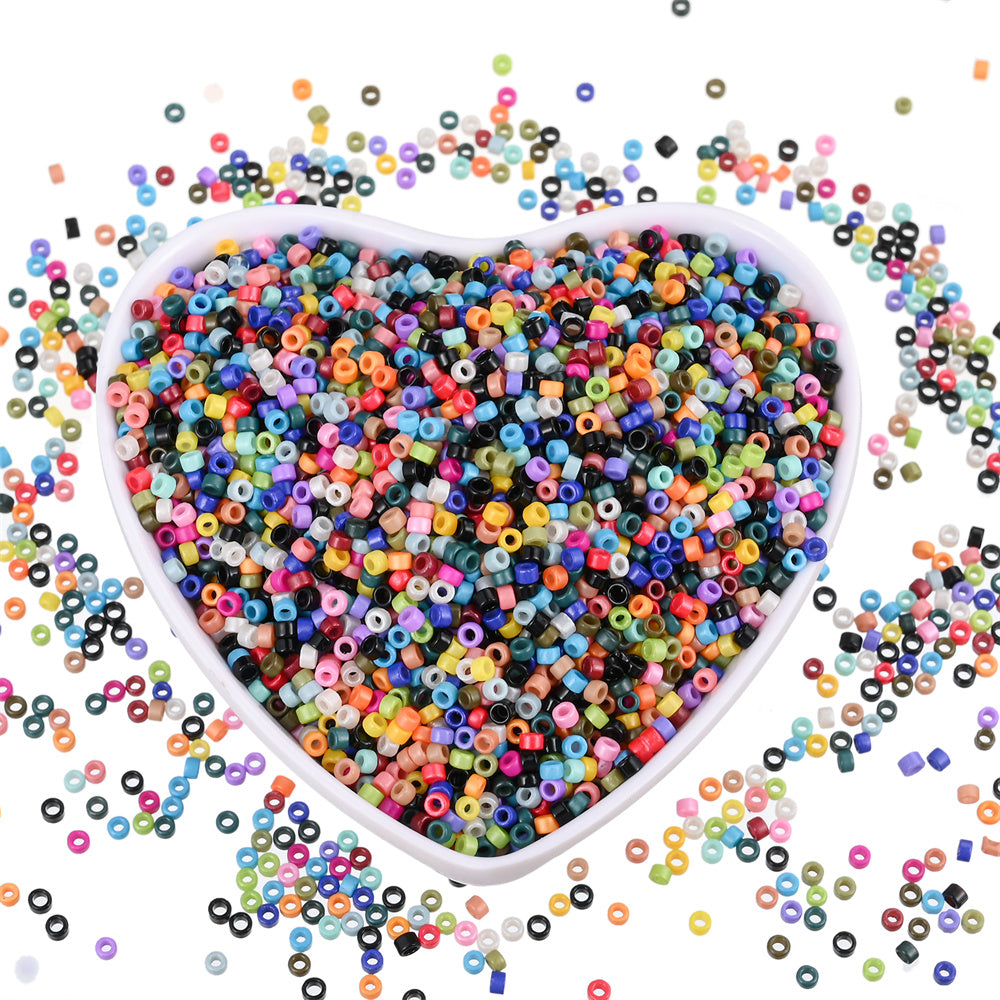 100g/bag 3mm Antique Finish Glass Seed Beads