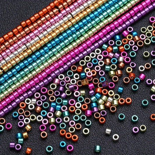 Antique Glass Rice Beads