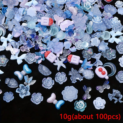 Luminous Acrylic Flatback Patch Beads
