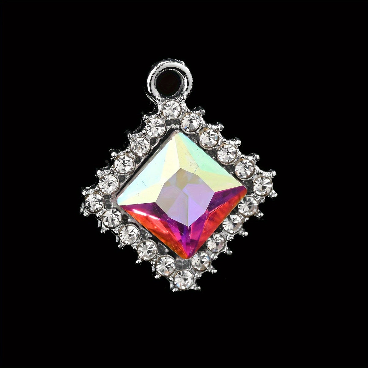 Square Alloy Pendant Set