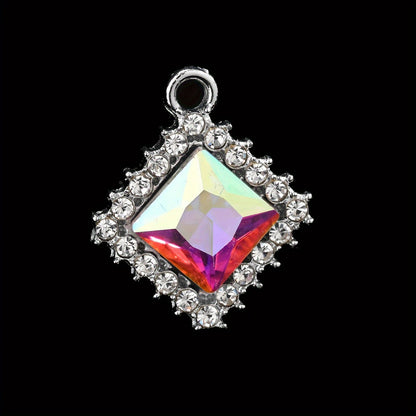 Square Alloy Pendant Set