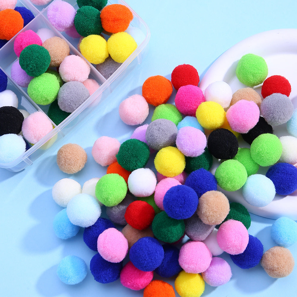 Rainbow Pom Pom Balls