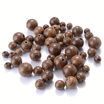 Round Wooden Beads
